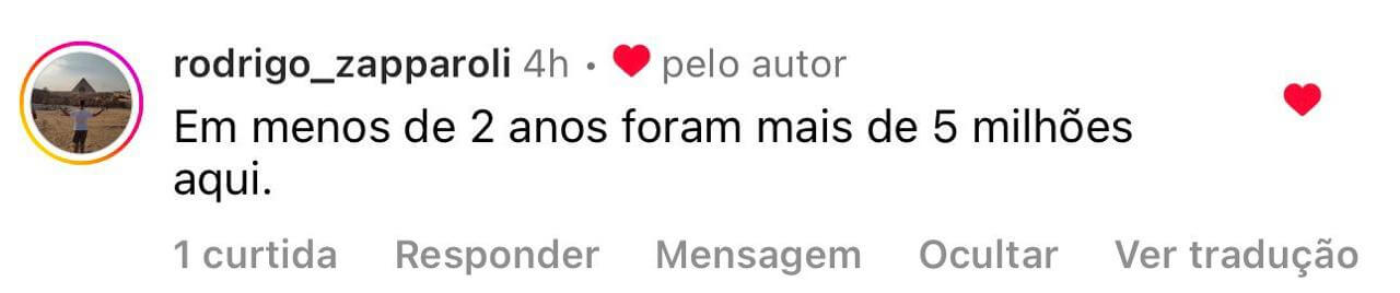 +5M em menos de 2 anos